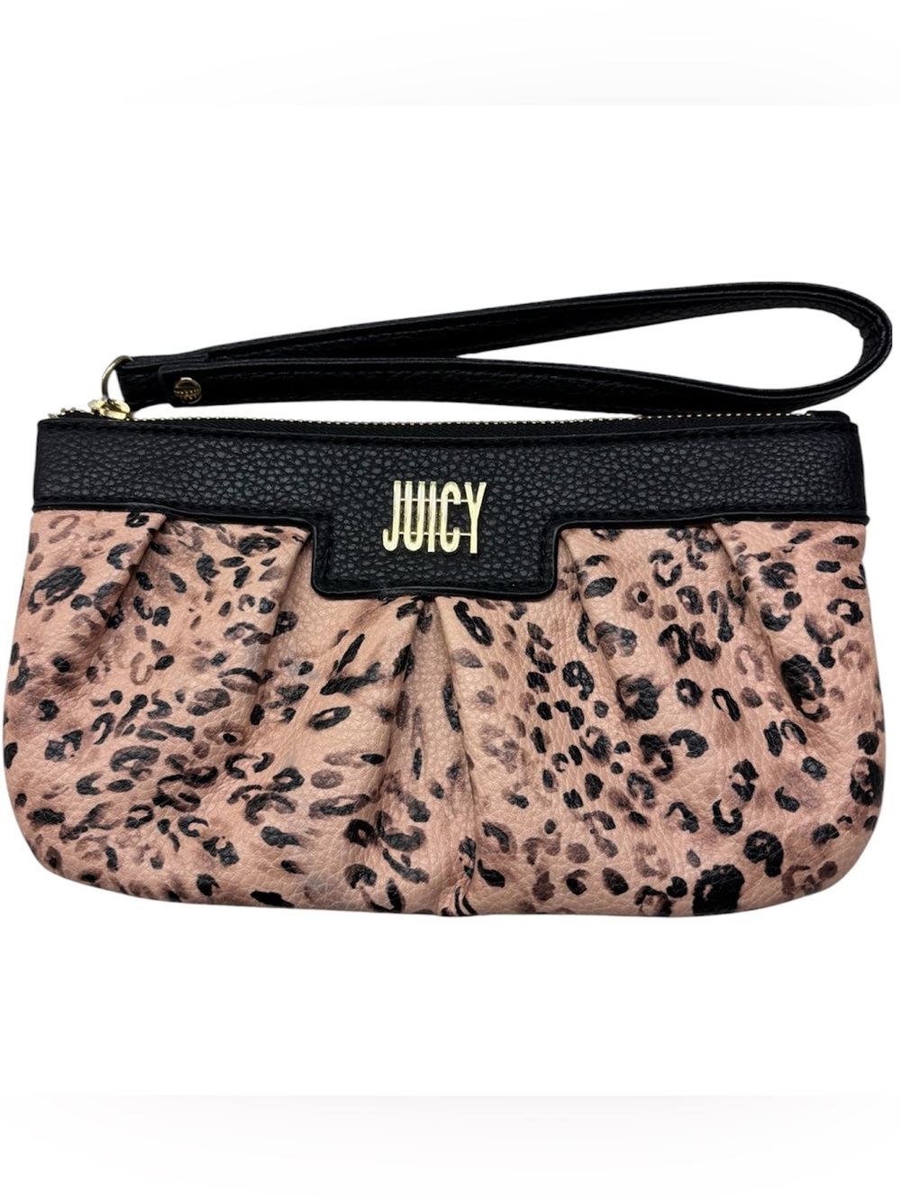 Juicy Couture leopard print wristlet - Like New